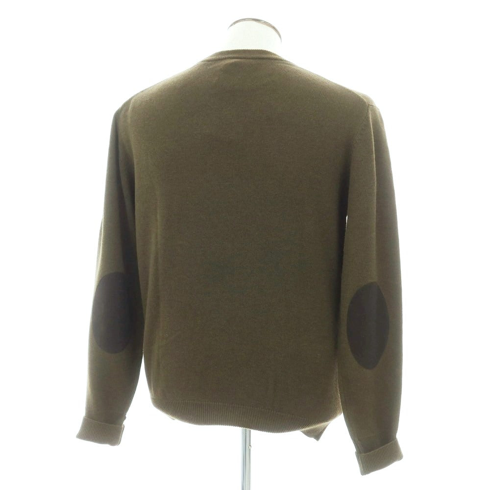 【新品】アスペジ ASPESI ウール クルーネック プルオーバーニット オリーブ【サイズ52】【 状態ランクN 】【 メンズ 】 [EPD]