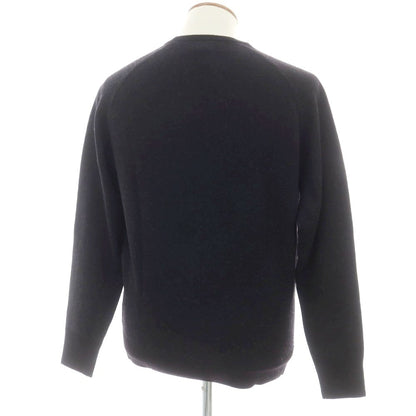 【新品】アスペジ ASPESI ウール クルーネック プルオーバーニット ブラック【 48 】【 状態ランクN 】【 メンズ 】
