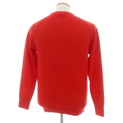 【新品】アスペジ ASPESI ウール クルーネック プルオーバーニット レッド【 48 】【 状態ランクN 】【 メンズ 】