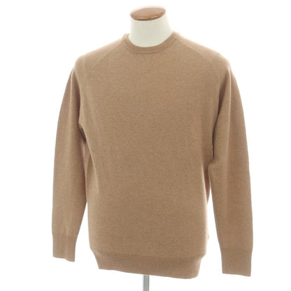 【新品】アスペジ ASPESI ウール クルーネック プルオーバーニット ブラウンベージュ系【 48 】【 状態ランクN 】【 メンズ 】