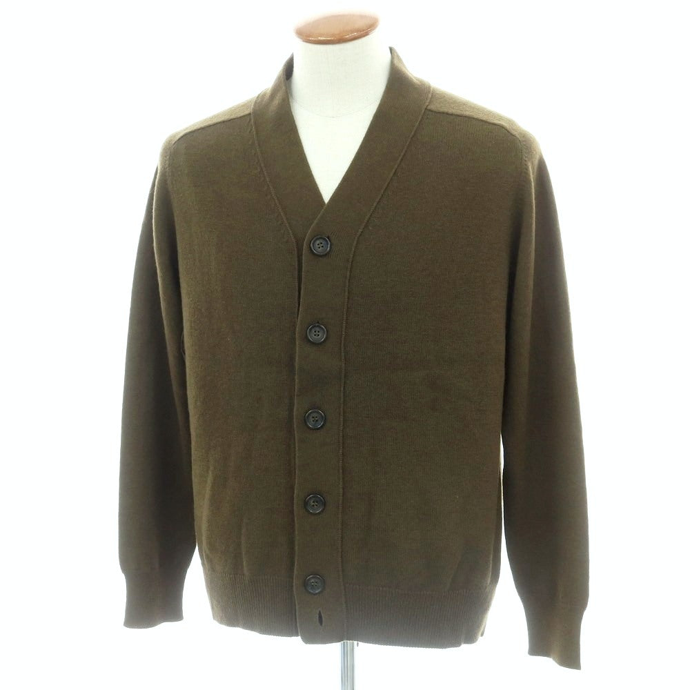 【新品】アスペジ ASPESI ウール ニット カーディガン オリーブ【 48 】【 状態ランクN 】【 メンズ 】