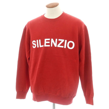 【新品】アスペジ ASPESI コットン クルーネック スウェット レッド【 M 】【 状態ランクN 】【 メンズ 】