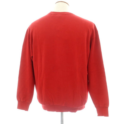 【新品】アスペジ ASPESI コットン クルーネック スウェット レッド【 M 】【 状態ランクN 】【 メンズ 】