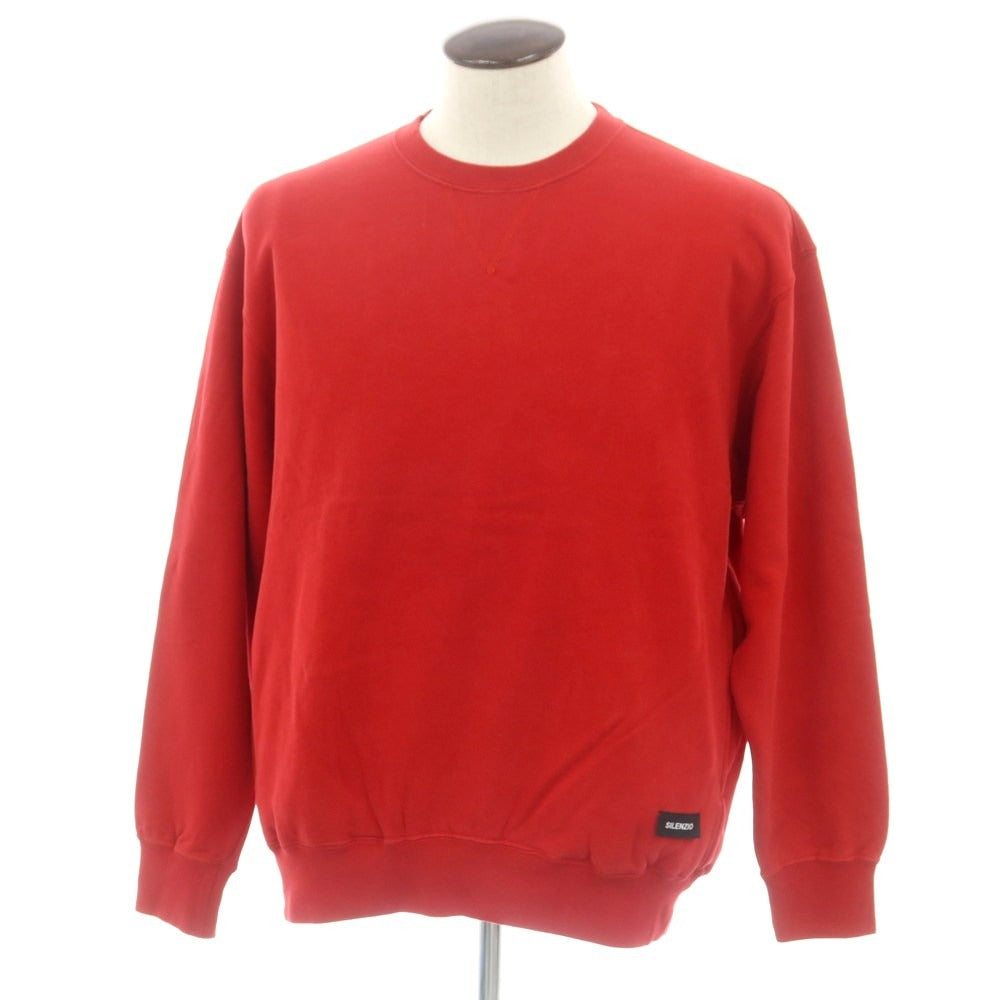 【新品】アスペジ ASPESI コットン クルーネック スウェット レッド【 L 】【 状態ランクN 】【 メンズ 】