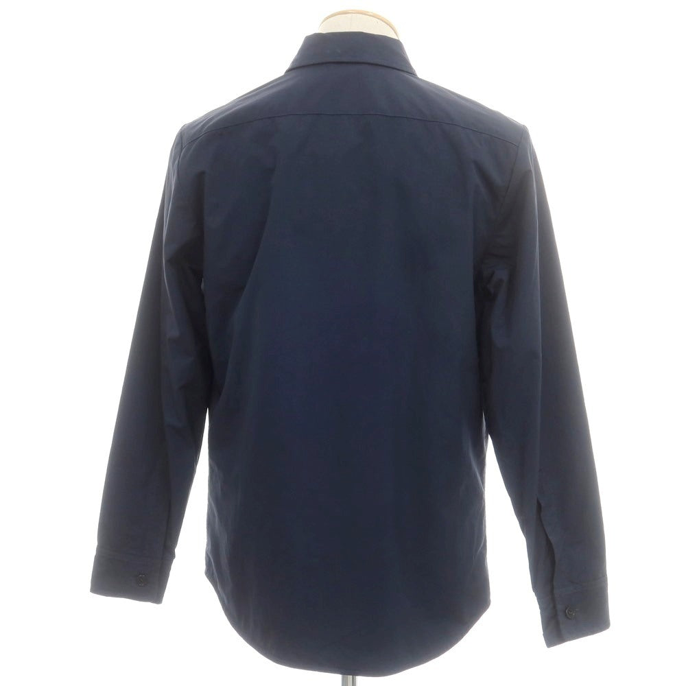 【新品】アスペジ ASPESI ポリエステルナイロン シャツブルゾン ネイビー【 S 】【 状態ランクN 】【 メンズ 】