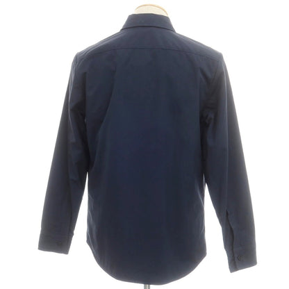 【新品】アスペジ ASPESI ポリエステルナイロン シャツブルゾン ネイビー【 S 】【 状態ランクN 】【 メンズ 】