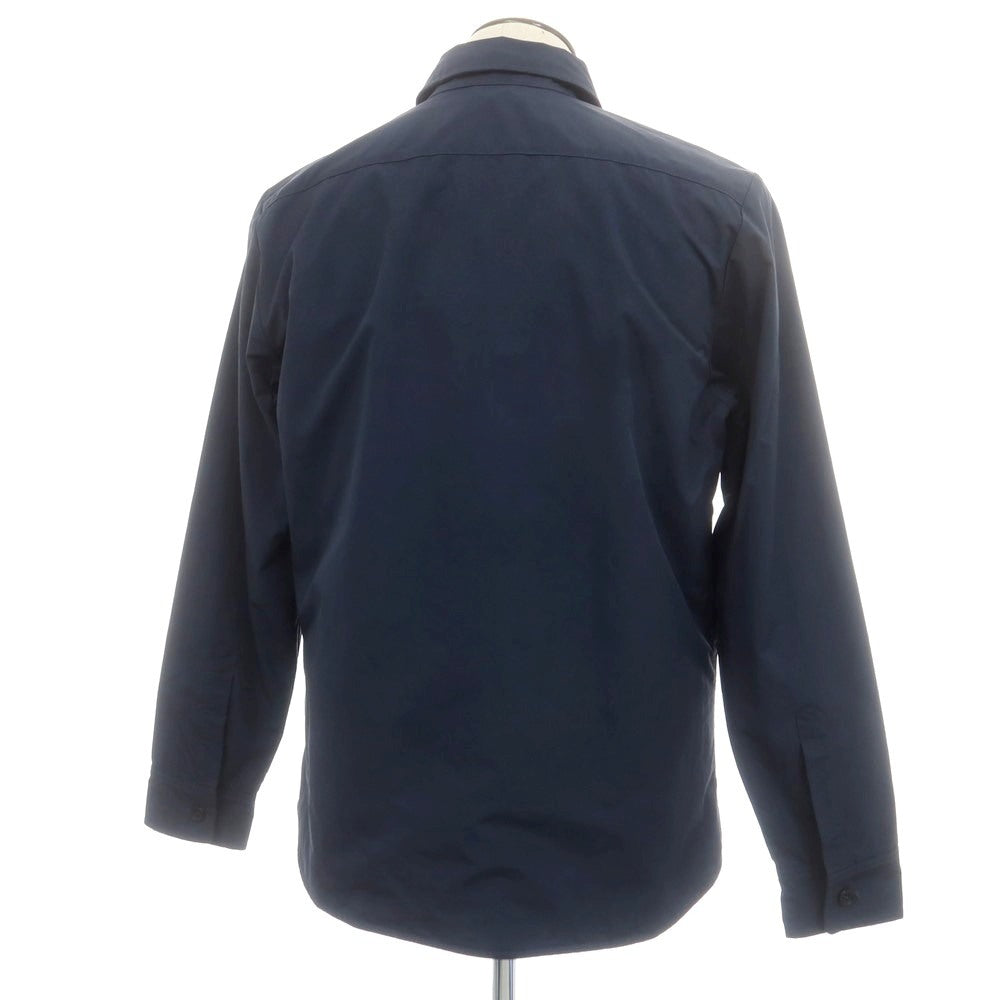 【新品】アスペジ ASPESI ポリエステルナイロン シャツブルゾン ネイビー【サイズL】【 状態ランクN 】【 メンズ 】 [EPD]