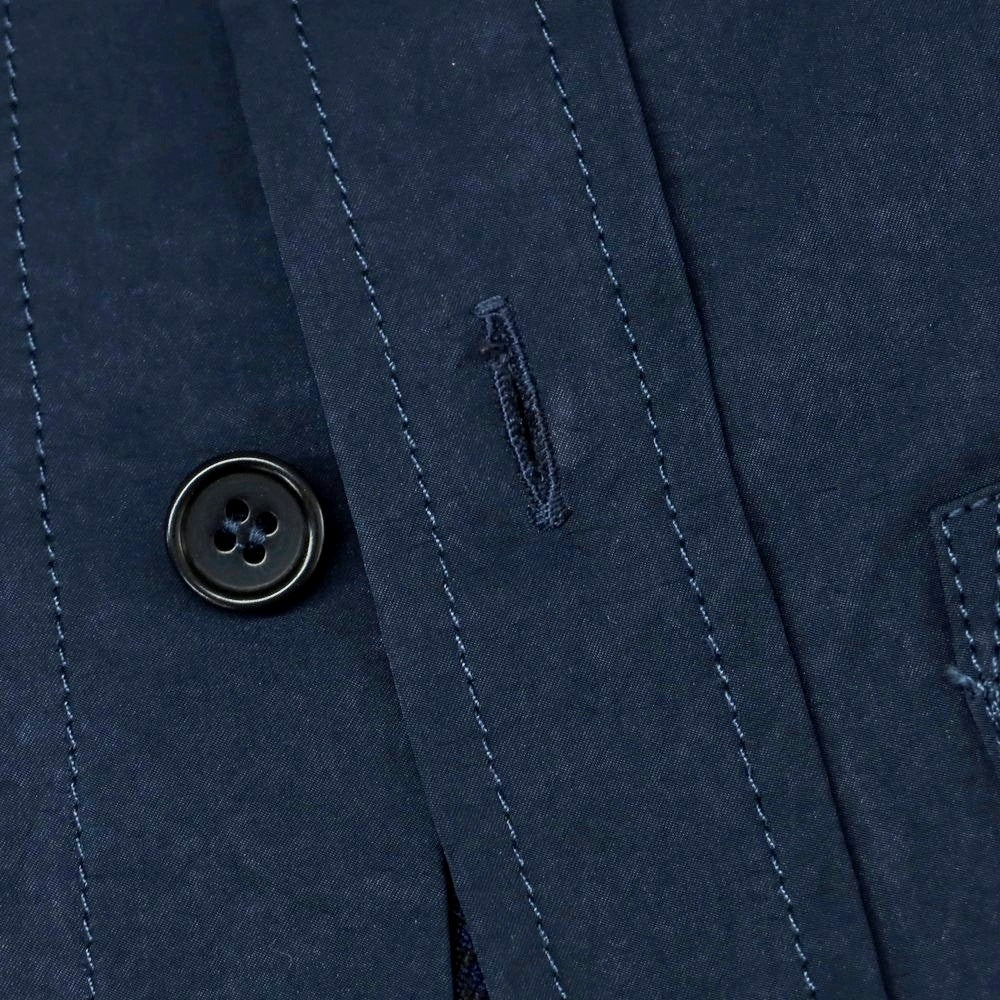 【新品】アスペジ ASPESI ポリエステルナイロン シャツブルゾン ネイビー【サイズL】【 状態ランクN 】【 メンズ 】 [EPD]