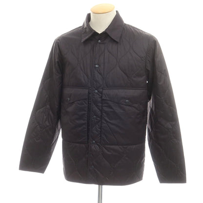 【新品】アスペジ ASPESI リップストップナイロン 中綿 キルティング シャツブルゾン ブラック【 S 】【 状態ランクN 】【 メンズ 】