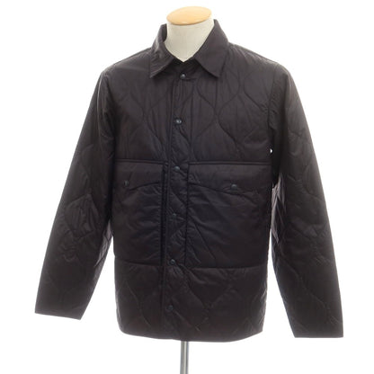 【新品】アスペジ ASPESI リップストップナイロン 中綿 キルティング シャツブルゾン ブラック【 S 】【 状態ランクN 】【 メンズ 】