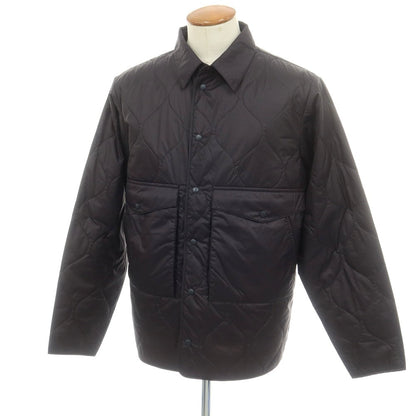 【新品】アスペジ ASPESI リップストップナイロン 中綿 キルティング シャツブルゾン ブラック【 M 】【 状態ランクN 】【 メンズ 】