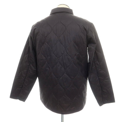 【新品】アスペジ ASPESI リップストップナイロン 中綿 キルティング シャツブルゾン ブラック【 L 】【 状態ランクN 】【 メンズ 】