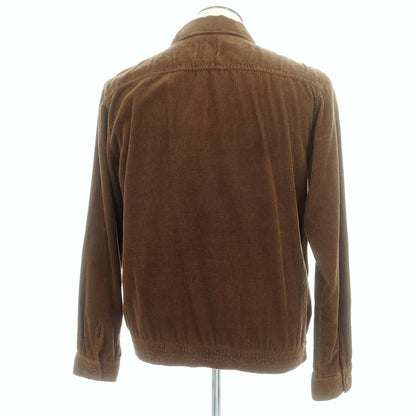 【新品】アスペジ ASPESI コットン 中太畝 コーデュロイ シャツブルゾン ブラウン【 L 】【 状態ランクN 】【 メンズ 】