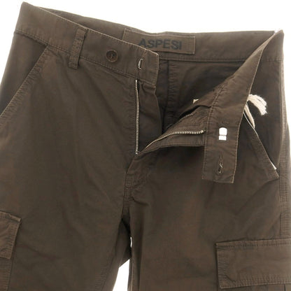 【新品】アスペジ ASPESI コットン カーゴパンツ ダークアッシュブラウン【 44 】【 状態ランクN 】【 メンズ 】