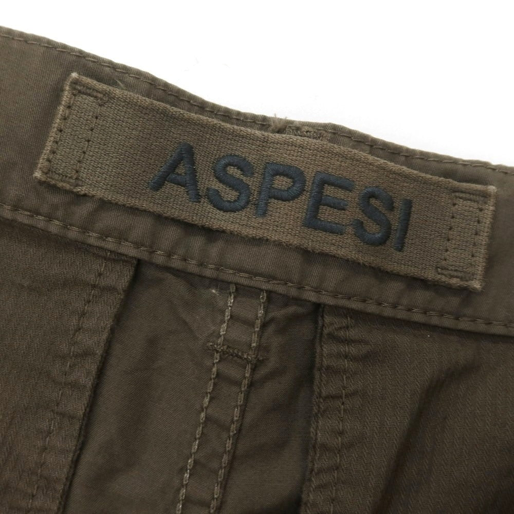 【新品】アスペジ ASPESI コットン カーゴパンツ ダークアッシュブラウン【 44 】【 状態ランクN 】【 メンズ 】
