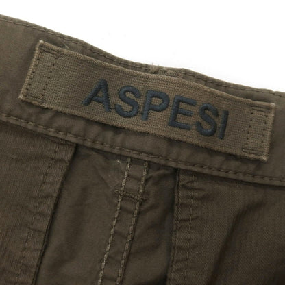 【新品】アスペジ ASPESI コットン カーゴパンツ ダークアッシュブラウン【 44 】【 状態ランクN 】【 メンズ 】