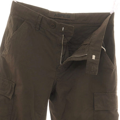 【新品】アスペジ ASPESI コットン カーゴパンツ ダークアッシュブラウン【 50 】【 状態ランクN 】【 メンズ 】