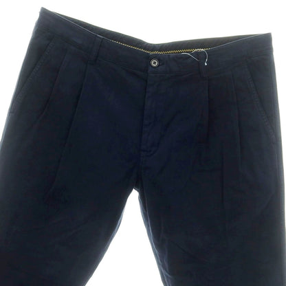 【新品】アスペジ ASPESI ストレッチ コットン イージースラックスパンツ ネイビー【 52 】【 状態ランクN 】【 メンズ 】