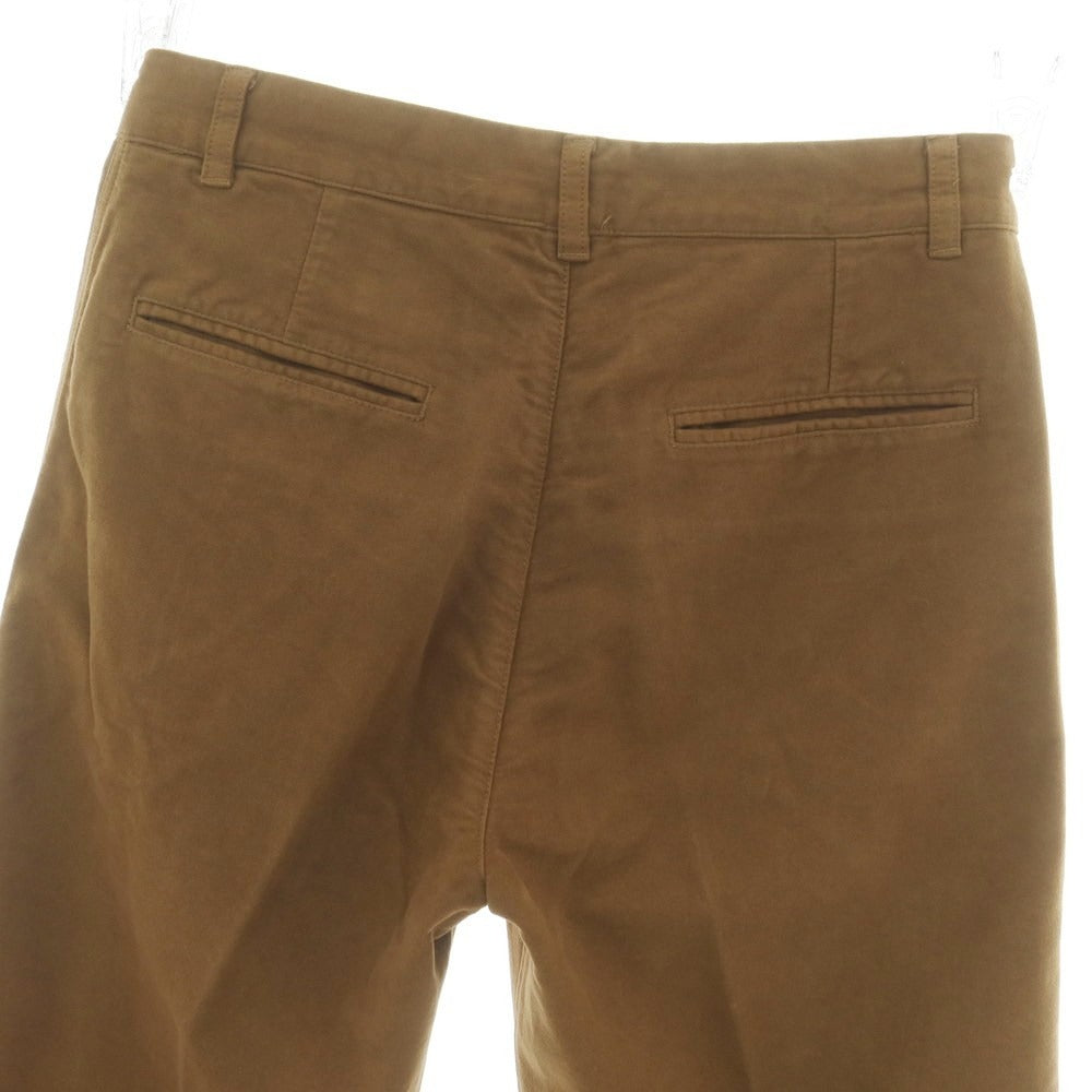 【新品】アスペジ ASPESI モールスキンコットン カジュアルスラックスパンツ ブラウン【 46 】【 状態ランクN 】【 メンズ 】