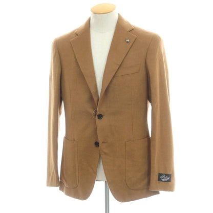 【中古】【未使用】ベルベスト Belvest BEAMS F別注 キャメル テーラードジャケット ライトブラウン【 44 Drop8 】【 状態ランクS 】【 メンズ 】
