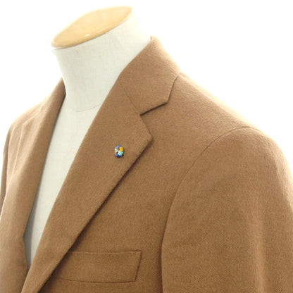 【中古】【未使用】ベルベスト Belvest BEAMS F別注 キャメル テーラードジャケット ライトブラウン【 44 Drop8 】【 状態ランクS 】【 メンズ 】