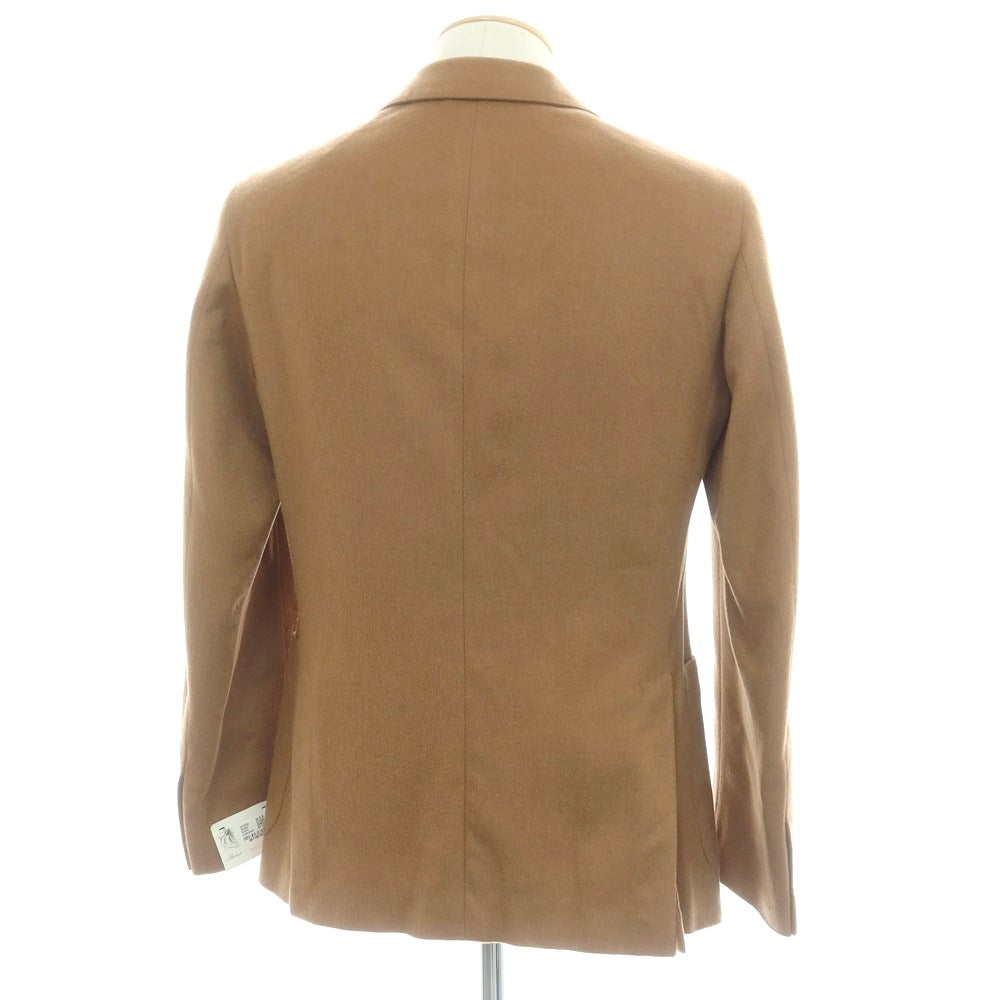 【中古】【未使用】ベルベスト Belvest BEAMS F別注 キャメル テーラードジャケット ライトブラウン【 44 Drop8 】【 状態ランクS 】【 メンズ 】