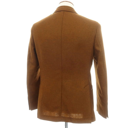 【新品】サルトリア ラトーレ SARTORIA LATORRE ライトツイードウール テーラードジャケット オーカーブラウン【 48 】【 状態ランクN 】【 メンズ 】