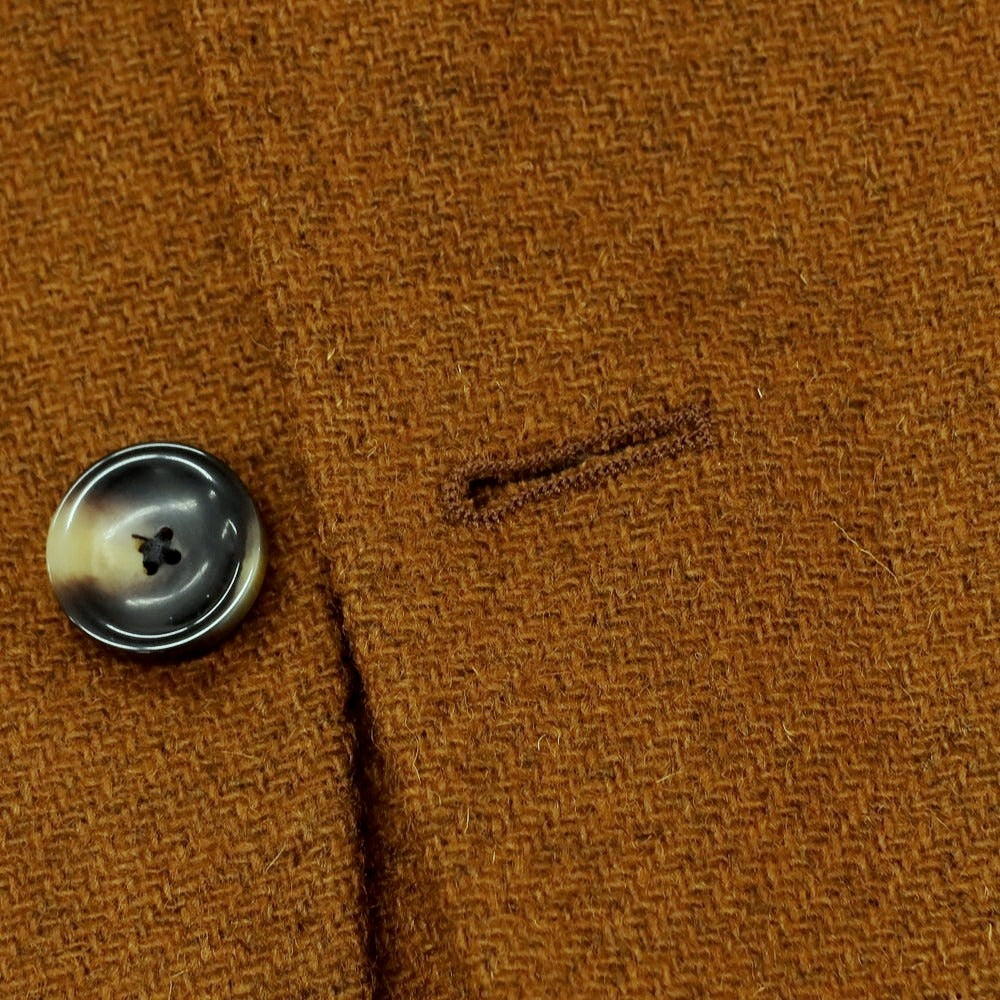 【新品】サルトリア ラトーレ SARTORIA LATORRE ライトツイードウール テーラードジャケット オーカーブラウン【 48 】【 状態ランクN 】【 メンズ 】