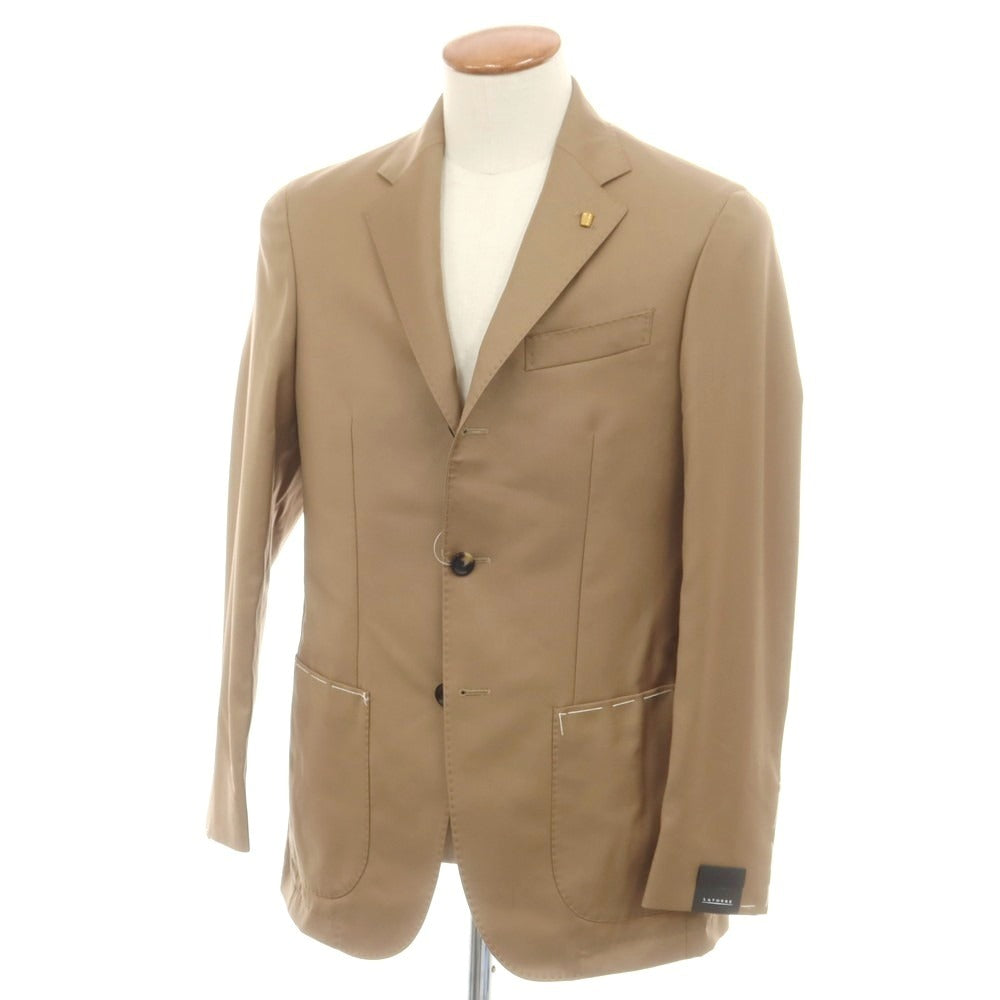 【新品】サルトリア ラトーレ SARTORIA LATORRE ウール テーラードジャケット ベージュ【 46 】【 状態ランクN 】【 メンズ 】