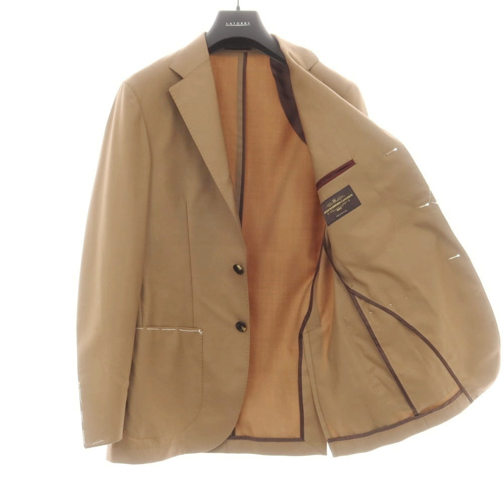 【新品】サルトリア ラトーレ SARTORIA LATORRE ウール テーラードジャケット ベージュ【 46 】【 状態ランクN 】【 メンズ 】