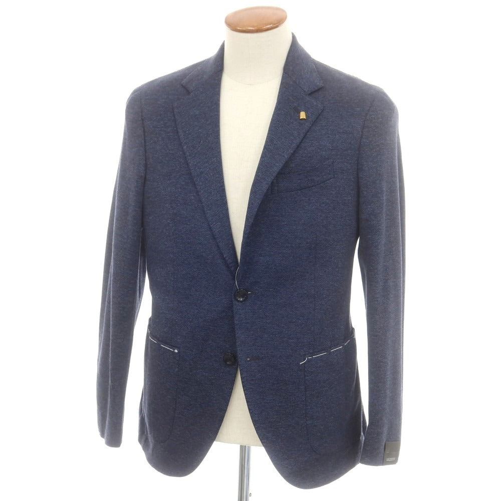 【新品】サルトリア ラトーレ SARTORIA LATORRE コットンジャージー カジュアルジャケット ネイビー【 48 】【 状態ランクN 】【 メンズ 】