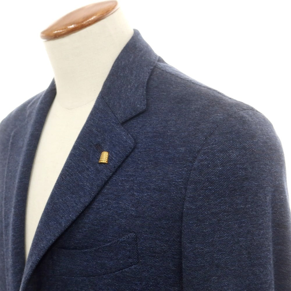 【新品】サルトリア ラトーレ SARTORIA LATORRE コットンジャージー カジュアルジャケット ネイビー【 48 】【 状態ランクN 】【 メンズ 】