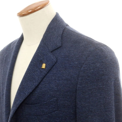 【新品】サルトリア ラトーレ SARTORIA LATORRE コットンジャージー カジュアルジャケット ネイビー【 48 】【 状態ランクN 】【 メンズ 】