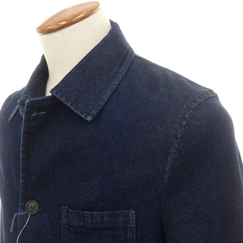 【新品】ジャンネット giannetto コットン デニム カバーオール ネイビー【 48 】【 状態ランクN 】【 メンズ 】