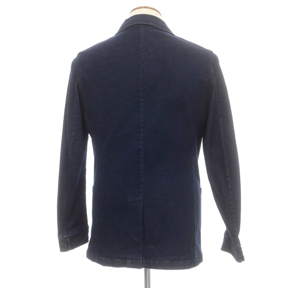 【新品】ジャンネット giannetto コットン デニム カバーオール ネイビー【 48 】【 状態ランクN 】【 メンズ 】