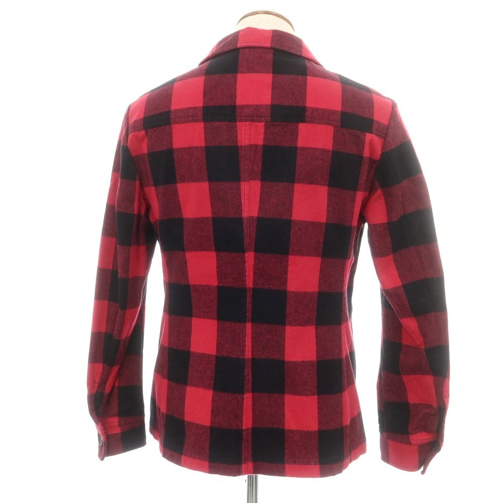 【新品】ジャンネット giannetto コットン チェック カバーオール レッドxブラック【 48 】【 状態ランクN 】【 メンズ 】
