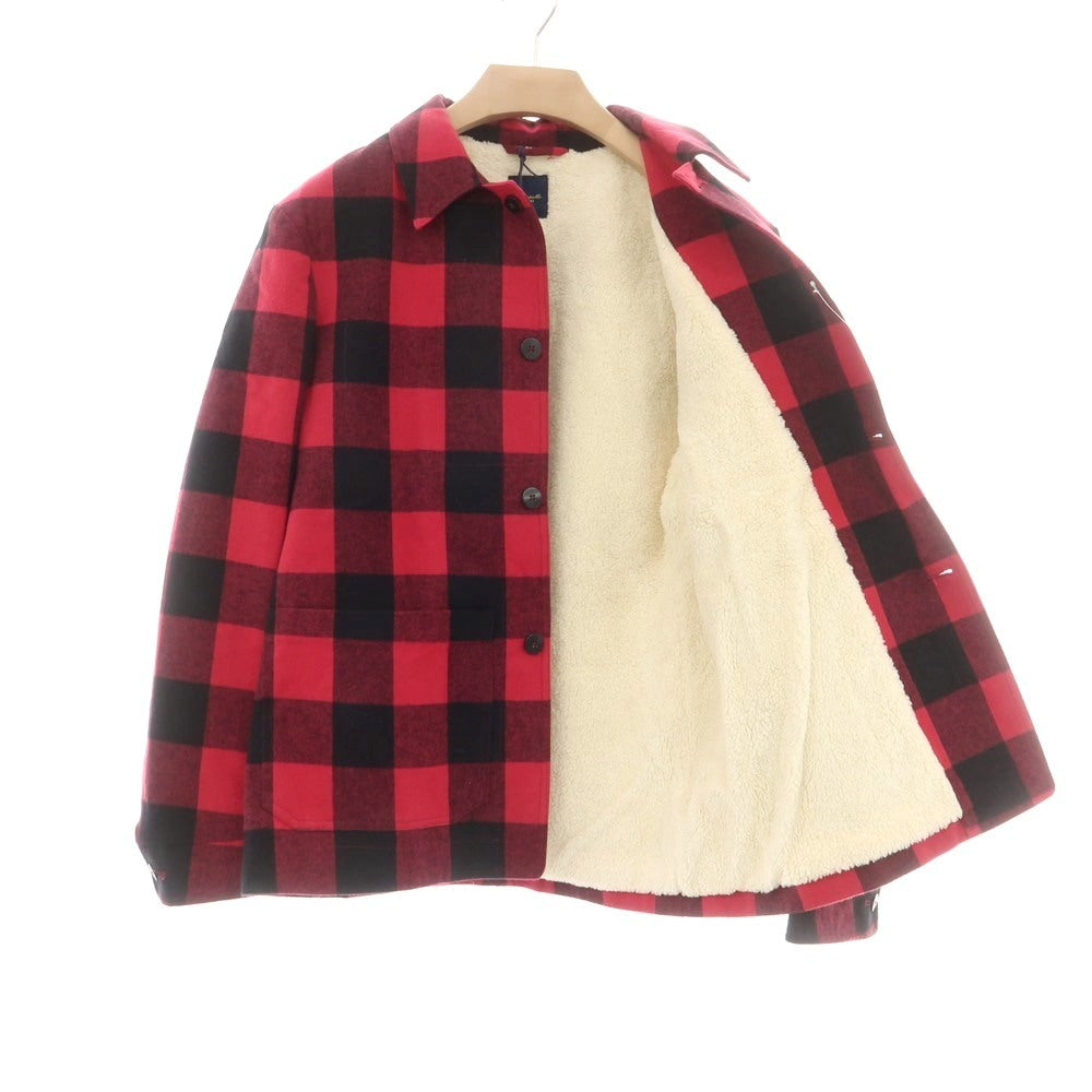 【新品アウトレット】ジャンネット giannetto コットン系 チェック カバーオール レッドxブラック【 48 】【 状態ランクN- 】【 メンズ 】