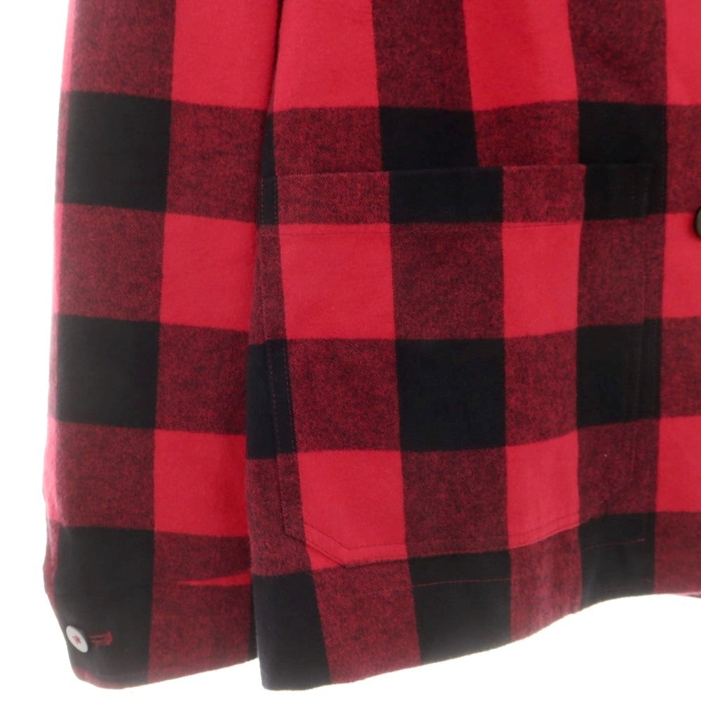 【新品アウトレット】ジャンネット giannetto コットン系 チェック カバーオール レッドxブラック【 48 】【 状態ランクN- 】【 メンズ 】