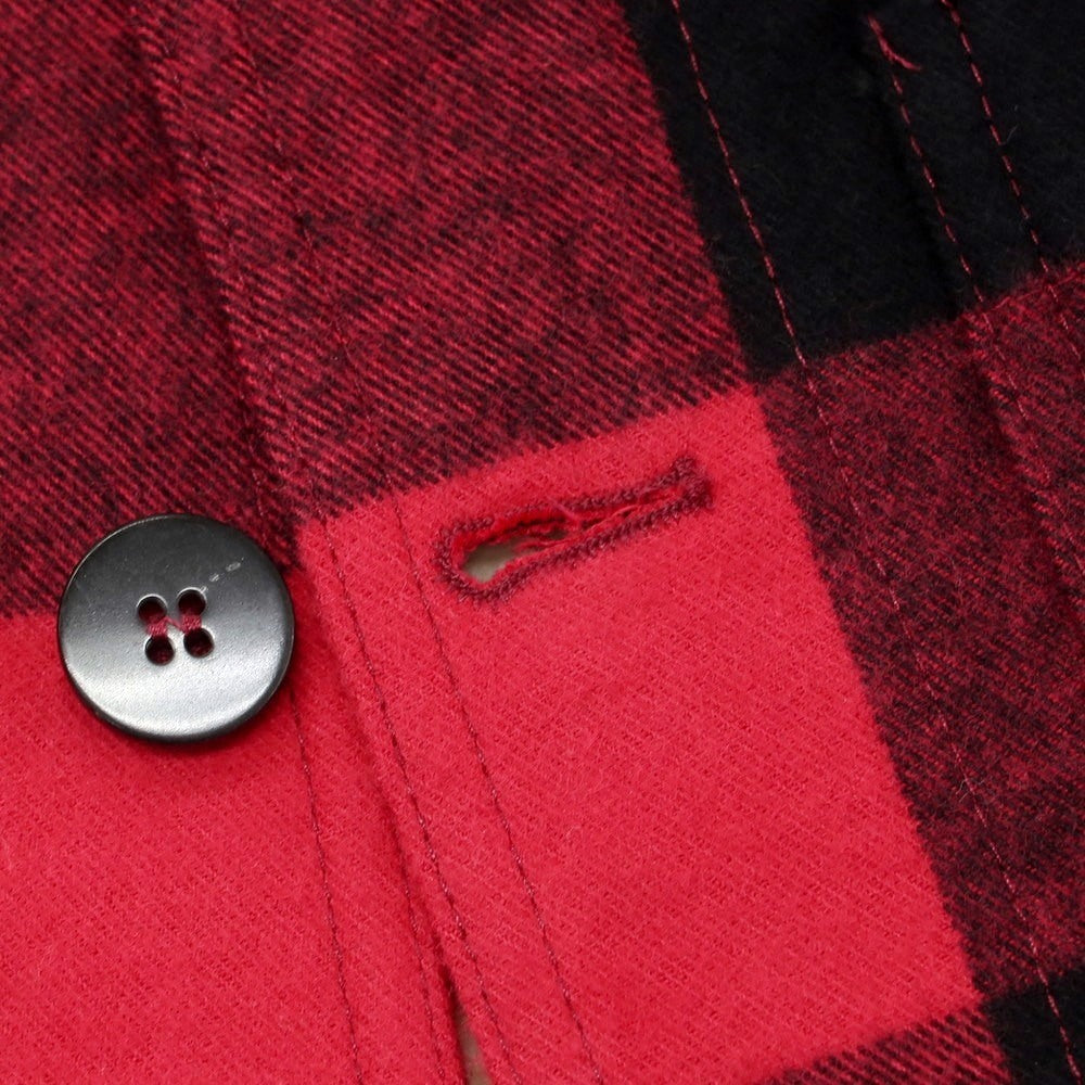 【新品アウトレット】ジャンネット giannetto コットン系 チェック カバーオール レッドxブラック【 48 】【 状態ランクN- 】【 メンズ 】