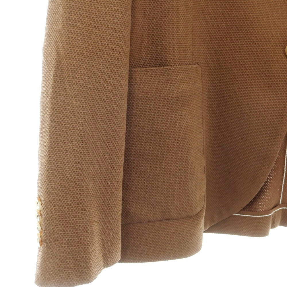 【新品アウトレット】チルコロ1901 CIRCOLO 1901 コットンジャージー テーラードジャケット ブラウン【 46 】【 状態ランクN- 】【 メンズ 】