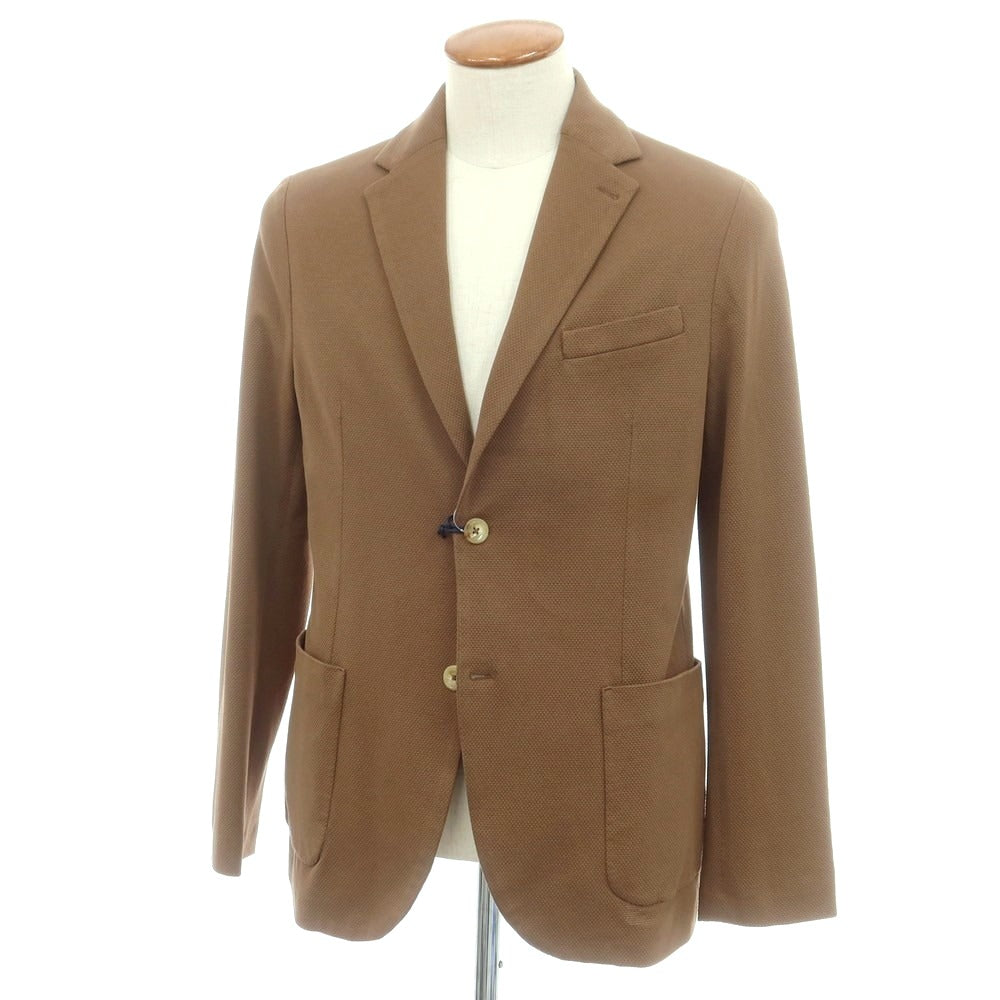 【新品】チルコロ1901 CIRCOLO 1901 コットンジャージー テーラードジャケット ブラウン【 48 】【 状態ランクN 】【 メンズ 】