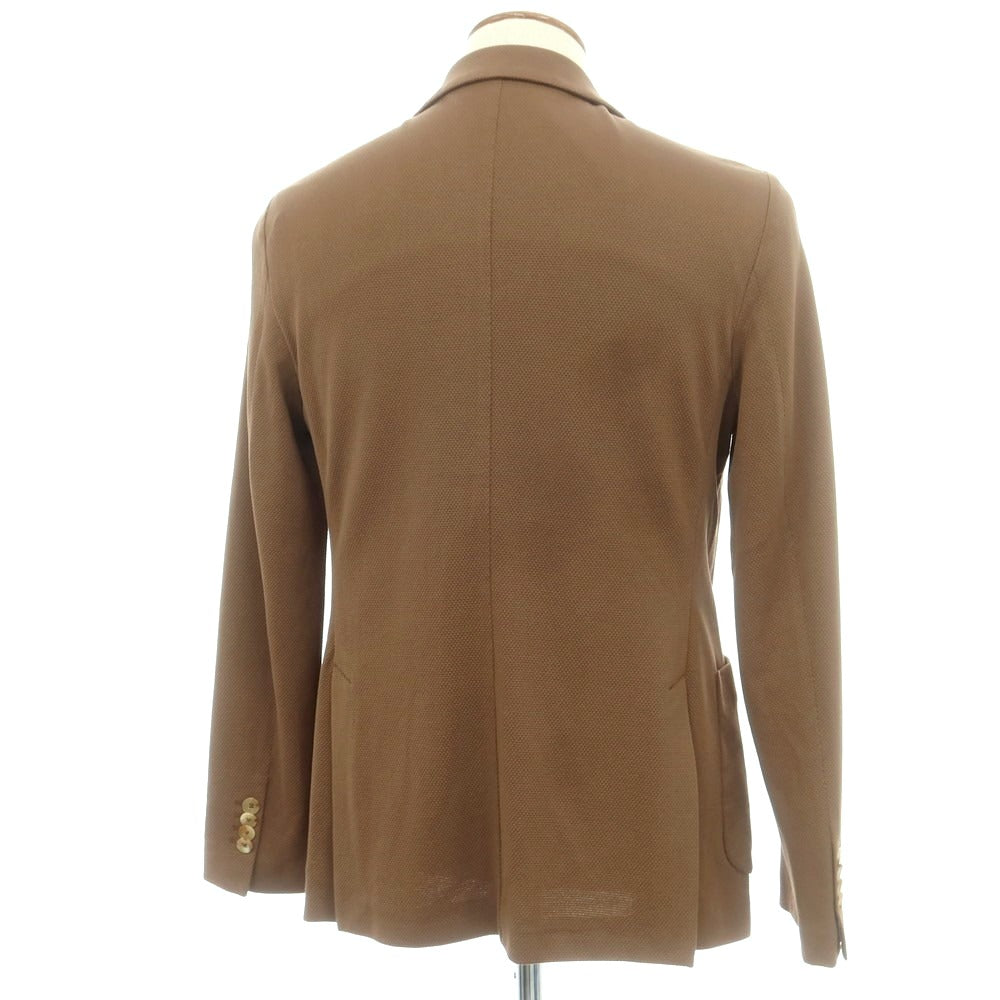 【新品】チルコロ1901 CIRCOLO 1901 コットンジャージー テーラードジャケット ブラウン【 48 】【 状態ランクN 】【 メンズ 】