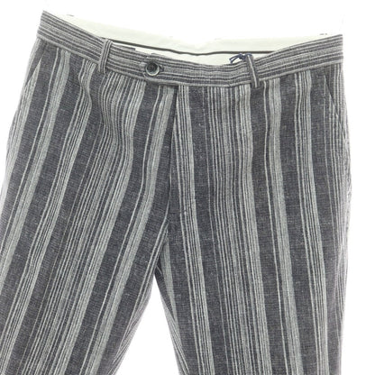 【新品】チルコロ1901 CIRCOLO 1901 ジャージーコットン カジュアルスラックスパンツ グレーxホワイト【 48 】【 状態ランクN 】【 メンズ 】