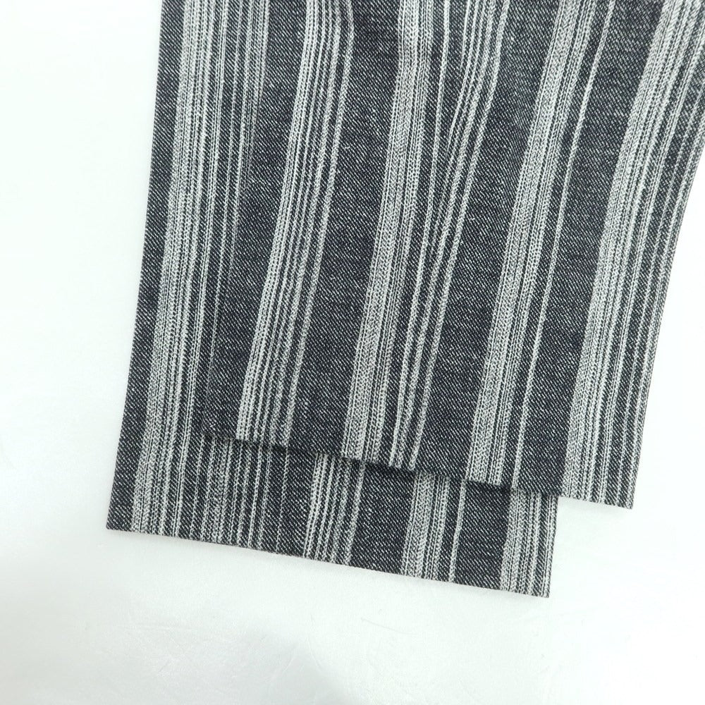 【新品】チルコロ1901 CIRCOLO 1901 ジャージーコットン カジュアルスラックスパンツ グレーxホワイト【 52 】【 状態ランクN 】【 メンズ 】