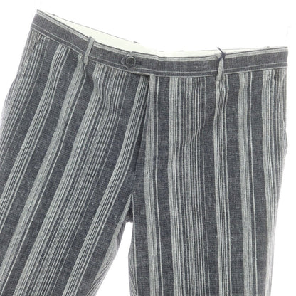 【新品】チルコロ1901 CIRCOLO 1901 ジャージーコットン カジュアルスラックスパンツ グレーxホワイト【 52 】【 状態ランクN 】【 メンズ 】