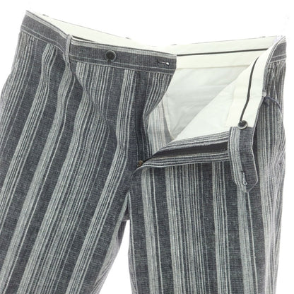 【新品】チルコロ1901 CIRCOLO 1901 ジャージーコットン カジュアルスラックスパンツ グレーxホワイト【 52 】【 状態ランクN 】【 メンズ 】