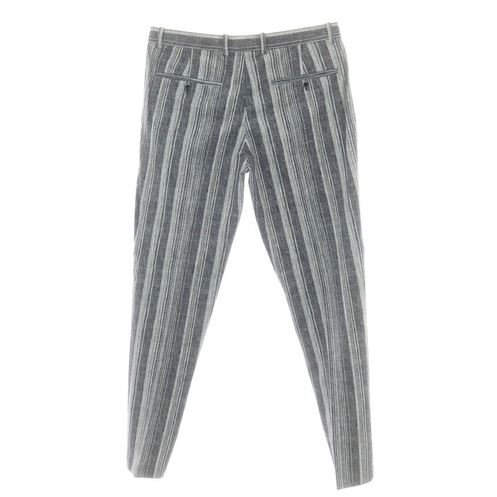 【新品】チルコロ1901 CIRCOLO 1901 ジャージーコットン カジュアルスラックスパンツ グレーxホワイト【 52 】【 状態ランクN 】【 メンズ 】