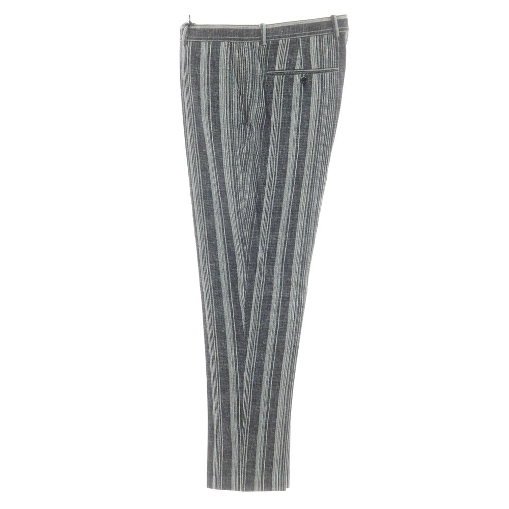 【新品】チルコロ1901 CIRCOLO 1901 ジャージーコットン カジュアルスラックスパンツ グレーxホワイト【 52 】【 状態ランクN 】【 メンズ 】