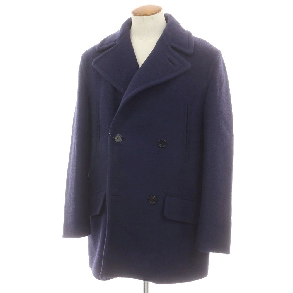 【新品】マルニ MARNI ウール ピーコート ネイビー【 46 】【 状態ランクN 】【 メンズ 】[CPD]