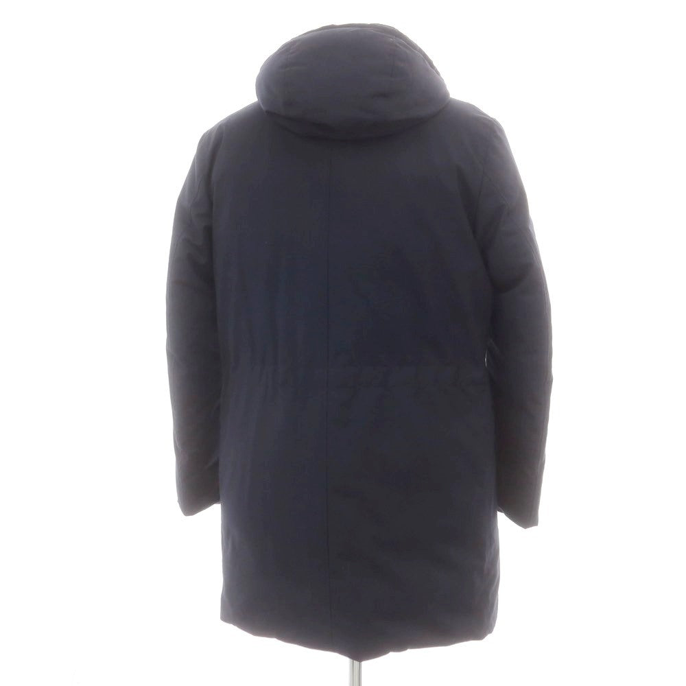 【新品】スローウェア SLOWEAR TEKNOSARTORIAL ポリエステルレーヨン ダウンコート ネイビー【サイズ46】【 状態ランクN 】【 メンズ 】 [DPD]